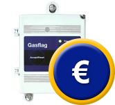 Istallazione per il misuratore di gas della classe Gasflag.