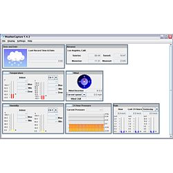 Software da analisi della stazione meteorologica wireless DCF 4CastPC