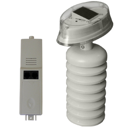 Questa � il sensore di temperatura ed umidit� che include il trasmettitore con modulo solare