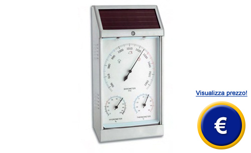 Stazione meteorologica esterna con illuminazione solare 20.2054