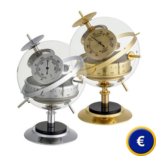 Stazione meteorologica Sputnik in ottone o acciaio inox