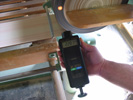 Misuratore di giri manuale PCE-T236 nella misurazione della velocità a contatto in m/min.