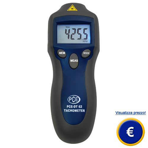 Tachimetro manuale ottico PCE-DT62