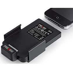 Il telemetro laser iPhone si collega facilmente allo smartphone.