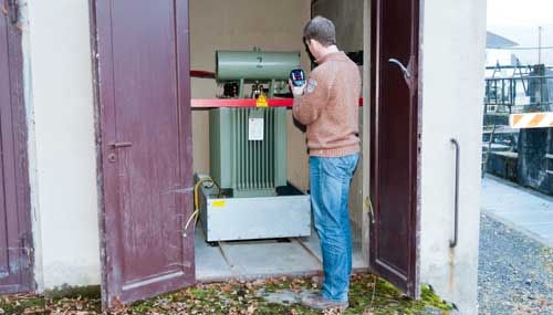 La camera termografica può essere utilizzata anche per la diagnostica e la manutenzione dei macchinari.