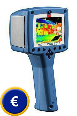 Parte posteriore della termocamera PCE-TC 3.