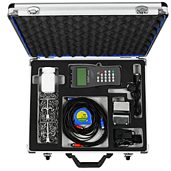 Contenuto della spedizione del tester di flusso a ultrasuoni PCE-TDS 100H