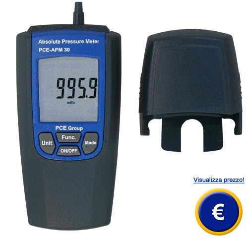 Misuratore di pressione assoluta e barometrica PCE-APM 30