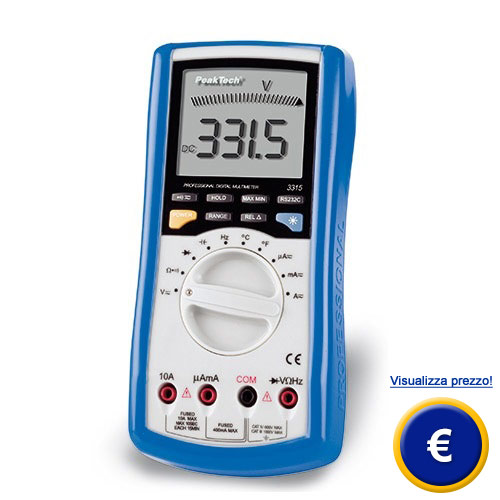 Multimetro USB PeakTech PKT-3315 sullo shop online