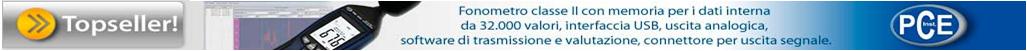 Strumentazione di misura pi� spacciato PCE-322A