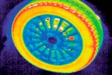 Immagine realizzata in un'automobile con camer termografiche.