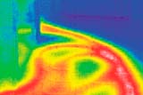 Immagine effettuata in un canale di scolo con camere termografiche.