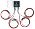 Datalogger AL 834 con 4 sensori flessibili per misure TRMS fino a 3000 AAC, multicanale