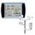 Datalogger PCE-FWS 20 per la temperatura, umidità, pluviometria, velocità del vento, logger, USB, software.