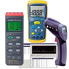 Indicatori di temperatura a contatto con varie entrate (da 1 a 4) con o senza memoria e software