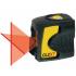Livella laser in croce per interni ed esterni con recettore di laser in un set.