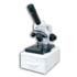 Microscopi Duolux con illuminazione a luce trasmessa / riflessa, 20-1280 ingrandimenti, alimentatore e batteria, oculare per PC incluso