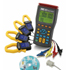 Misuratore di potenza a tre fasi (Power Analyzer) PCE-360 serve per misurare la potenza in una o in tre fasi. Per questo il suo grande display presenta fino a 10 valori.