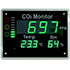 Misuratori di temperatura senza contatto PCE-AC 2000 per il montaggio nella parete in scuole o uffici, notano di una concentrazione alta di CO2