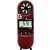 Velometri da tasca della serie AVM � un piccolo misuratore della forza del vento e della temperatura. Questo anemometro � provvisto di cuscinetti di pietra preziosa pi� precisi e di un'elica leggera, con la quale tanto la forza del vento come una corrente d'aria possono essere misurate con precisione anche a basse velocit�. La ruota ad alette � 25 mm di alluminio anodizzato pu� essere cambiato facilmente.