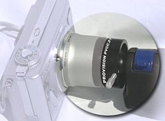 Video endoscopi con adattatore per una camera digitale.