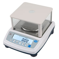bilancia da laboratorio PCE-HB 2000 con una dimensione del piatto di  150 mm 