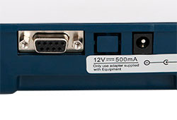 Connessioni della bilancia pesa oro PCE-HB-M 600