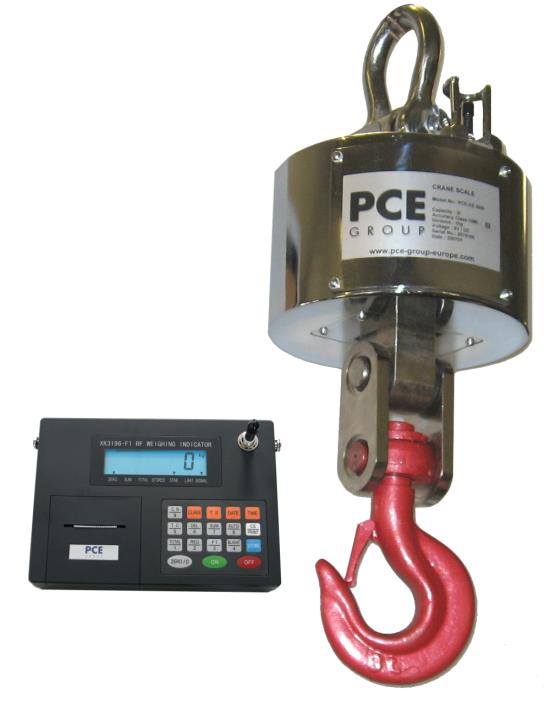 Bilancia per gru con gancio PCE-XS 3000