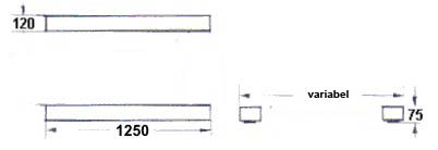 Dimensioni della bilancia per pallet PCE-TP B