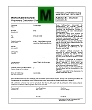 Bilancia pesapachi PCE-PS 150MXL: certificato di verifica.