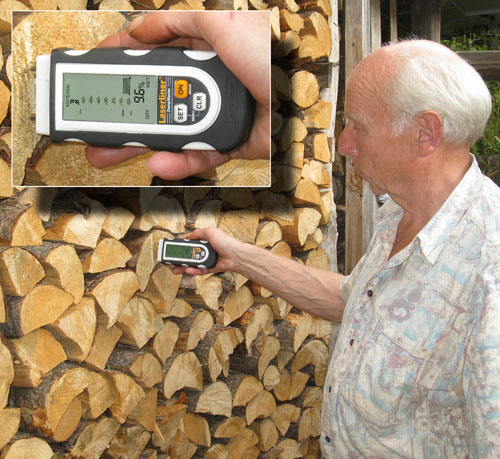 Grazie alla selezione di curve caratteristiche è possibile ottenere con il DampMaster una misurazione precisa del materiale, tanto nel pino come nel faggio o altri materiali (da costruzione).