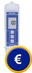Conduttimetro PCE-SM 11 per determinare rapidamente e precisamente il contenuto di sale in soluzioni non sature.