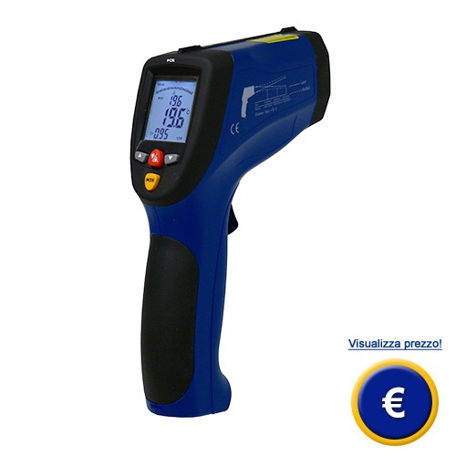 Termometro ad infrarossi con doppio raggio laser PCE-891/892