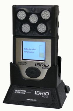 Analizzatore di gas MX6 iBRID per quattro tipi di gas H2S, O2, CO2 e LEL con la stazione base