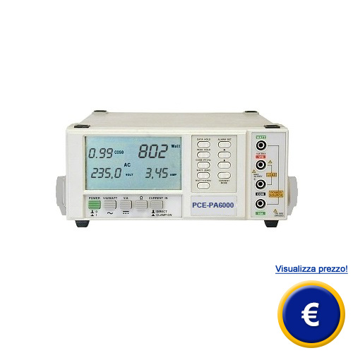 Misuratore di potenza PCE-PA6000 sullo shop online
