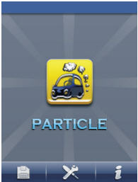 Indicazione nel display del contatore di particelle PCE-PCO 1