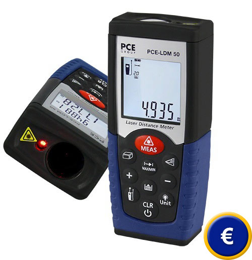 Distanziometro laser PCE-LDM 50 sullo shop online