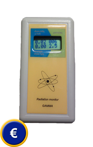 Misuratore di radioattivita Gamma-Scout con memoria interna e software.