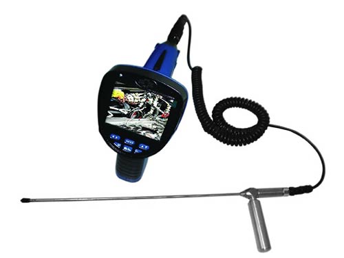 Immagine del display dell'endoscopio rigido con funzione video