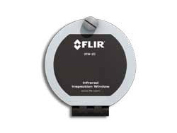 Visione di una finestra di ispezione IR FLIR Serie IRW chiusa