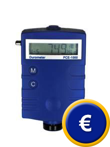 Questo misuratore di durezza PCE-1000 ha un corpo percussore integrato.