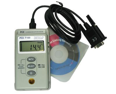 Misuratore di temperatura con datalogger (temperatura dell'aria).