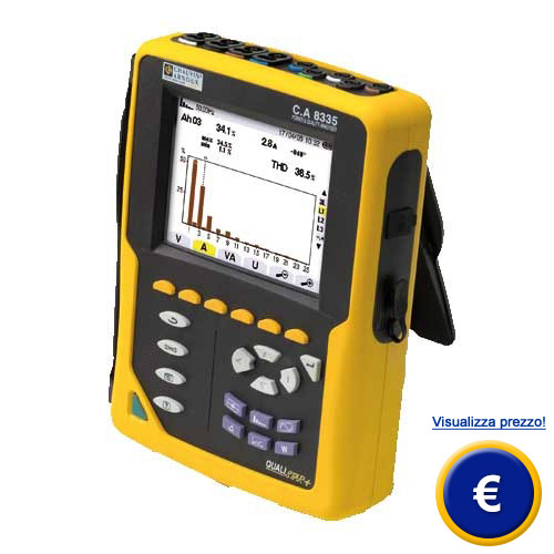 Maggiori informazioni sul misuratore di qualit della rete C.A 8335 QualiSTAR +