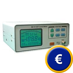 Misuratore di TV via satellite SM-10.