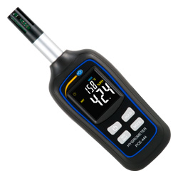 Il termo-igrometro è un misuratore portatile compatto e robusto