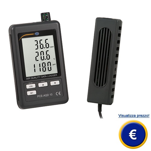 Datalogger per CO2 PCE-AQD 10 sullo shop online