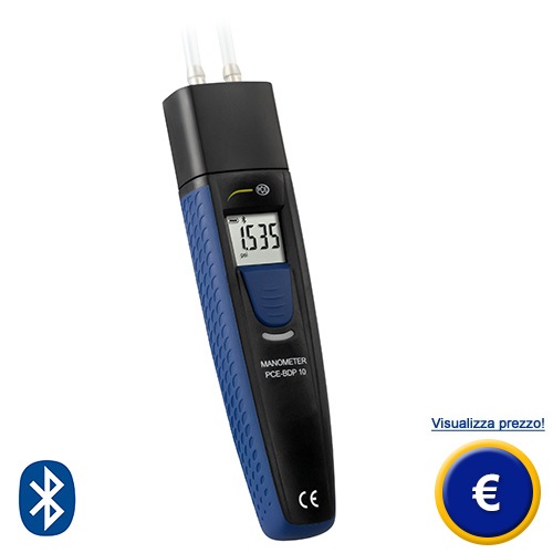 Manometro differenziale Bluetooth PCE-BDP 10 sullo shop online