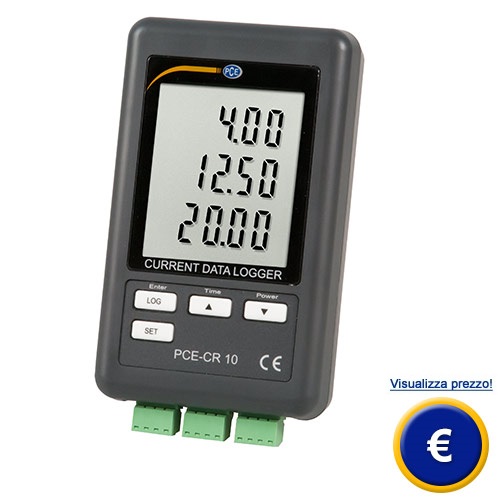 Datalogger per corrente elettrica PCE-CR 10 sullo shop online