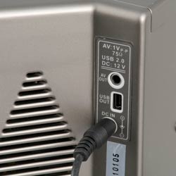 Connessioni del microscopio