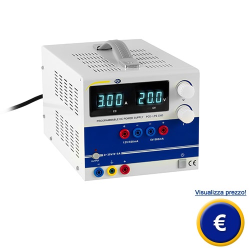 Alimentatore programmabile PCE-LPS 3305 sullo shop online